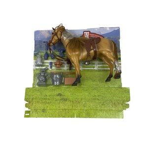 Blue Ribbon Champions Deluxe Horse Set With Accessories Quarter Horse With Sound